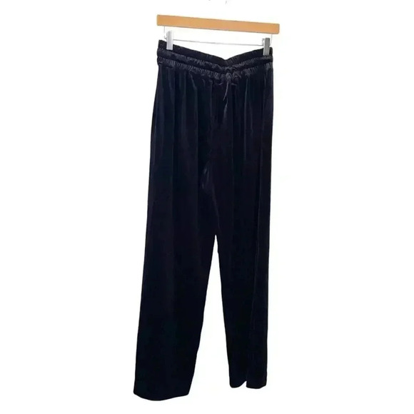 NWT All Saints Tyler Velvet Wide Leg Trouser Pants size 6 - Picture 5 of 12